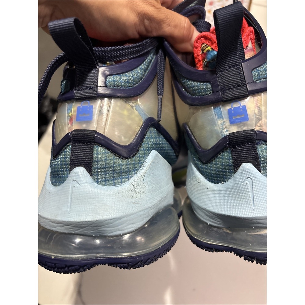 Size 13 - Nike LeBron 19 Fast Food - Dutch Blue - Picture 4 of 8